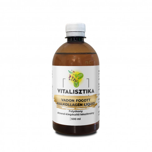 Vitalisztika vadon fogott halkollagén liquid 500ml